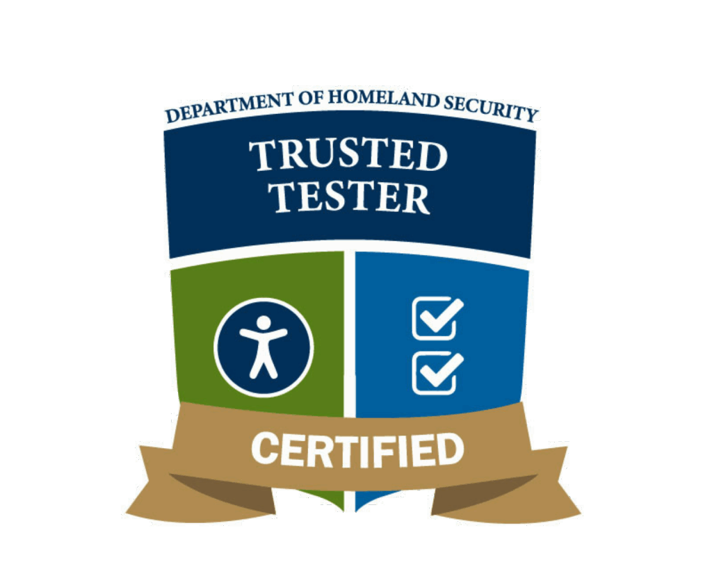 Department of Homeland Security Trusted Tester Certified logo